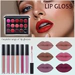Kit maquillage pour les femmes Kit complet, Kit maquillage Pour les adolescentes Filles Eyeshadow Lip gloss Rouge à lèvres Maquillage Brosses Eyeliner sourcils Pen Liquid Concealer Foundation Primer Puff
