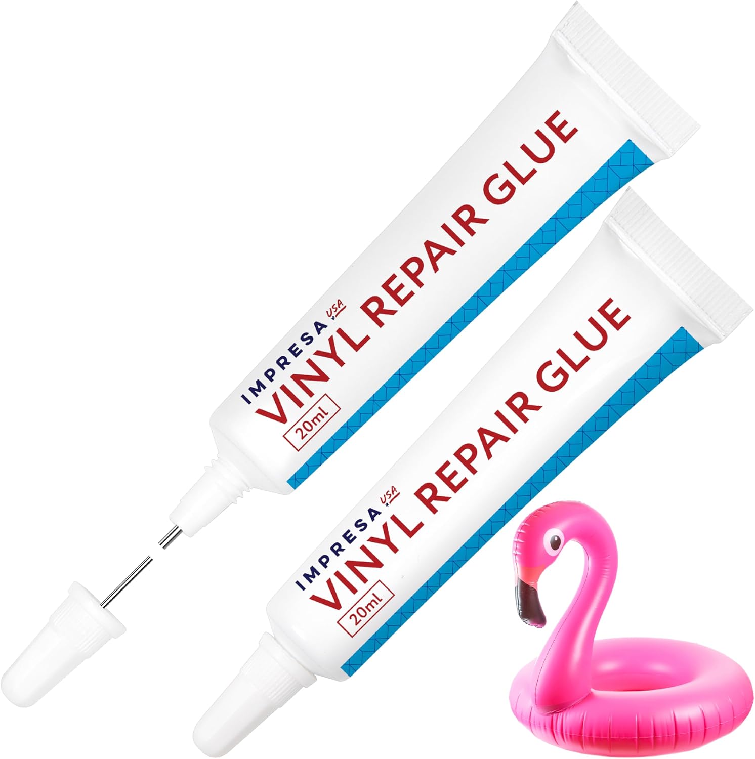 [2 Pack] Vinyl Patch Kit for Inflatables & Air Mattress