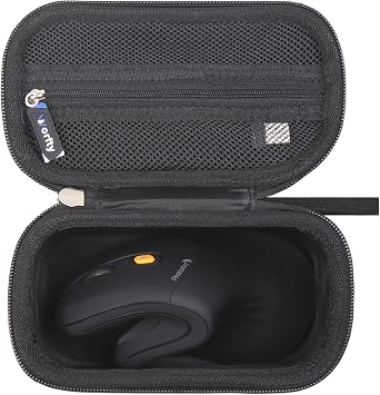 Case for ProtoArc Ergonomic Mouse, Travel Carrying Case Compatible with ProtoArc EM11 NL Bluetooth Rechargeable Wireless Vertical Mouse Full Black