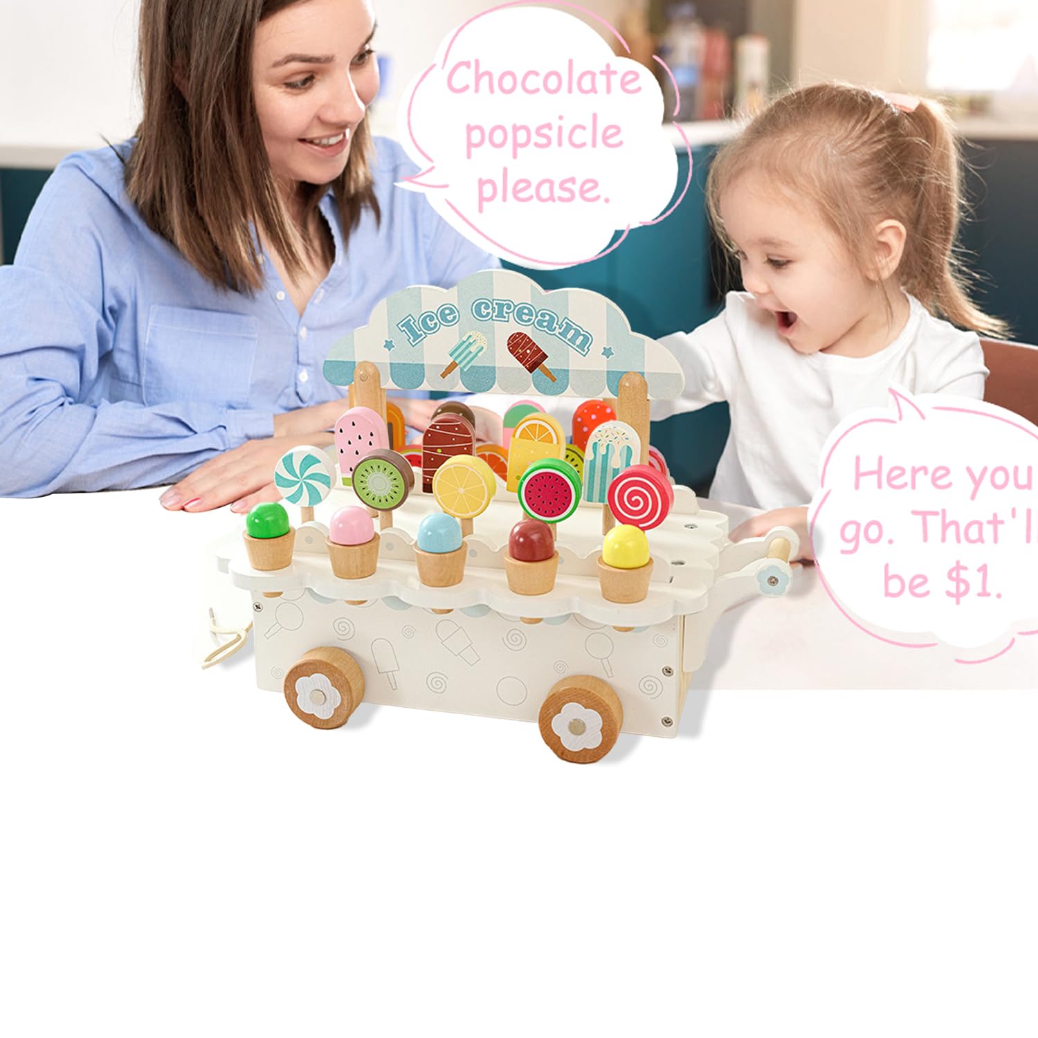 Giocattoli da cucina in legno per bambini, giochi di simulazione con cibo, set di cucina per il gioco di ruolo a casa, giocattoli per bambini - Cina Giocattoli di cucina per bambini
