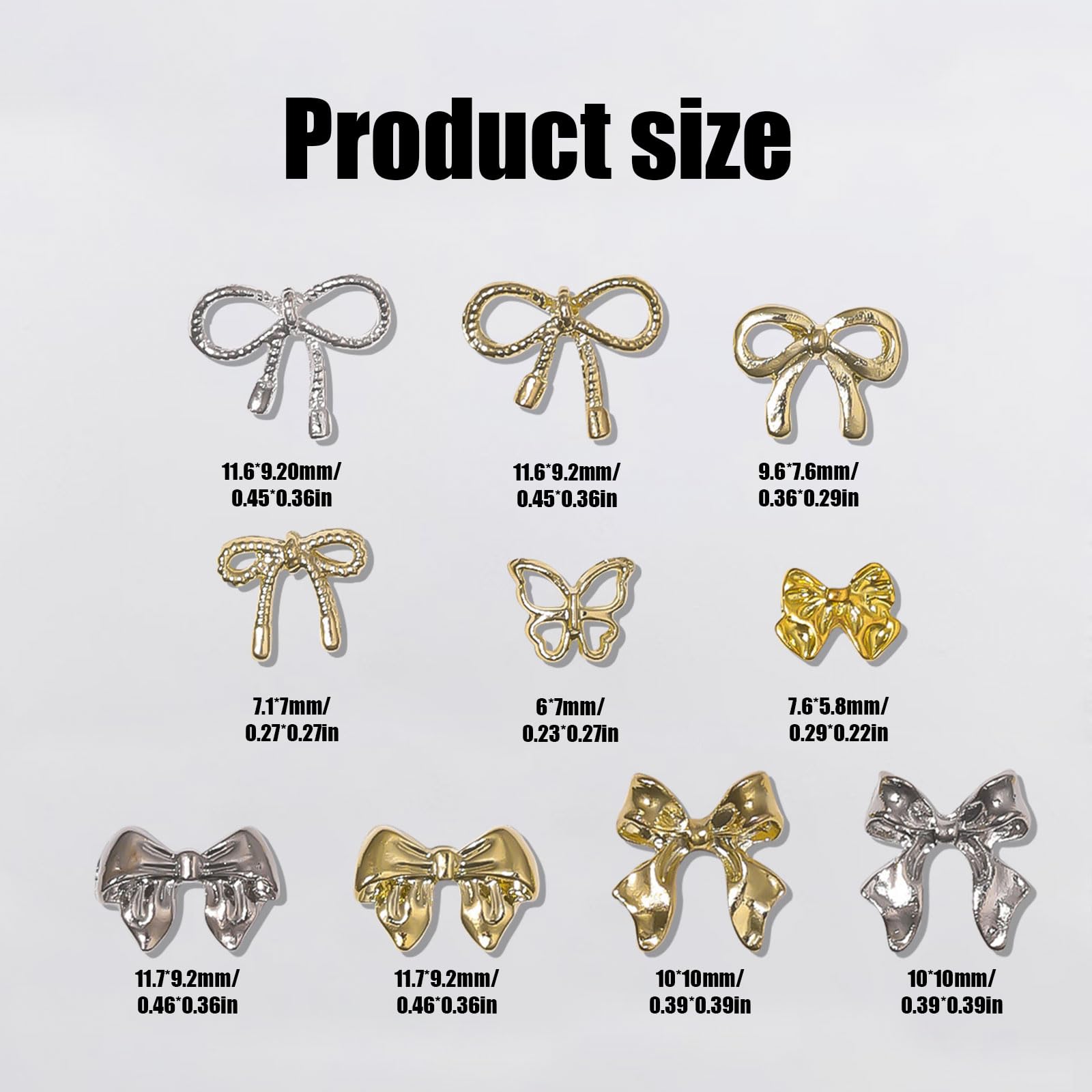 Bow Nail Charms - Image 2