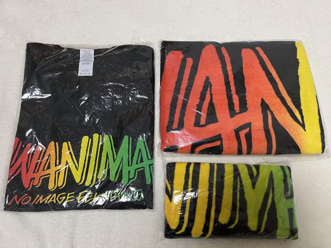 WANIMA - WANIMA エビバデ ビーチタオル Amazon.co.jp: WANIMA エビバデ TシャツXLサイズ ビーチタオル