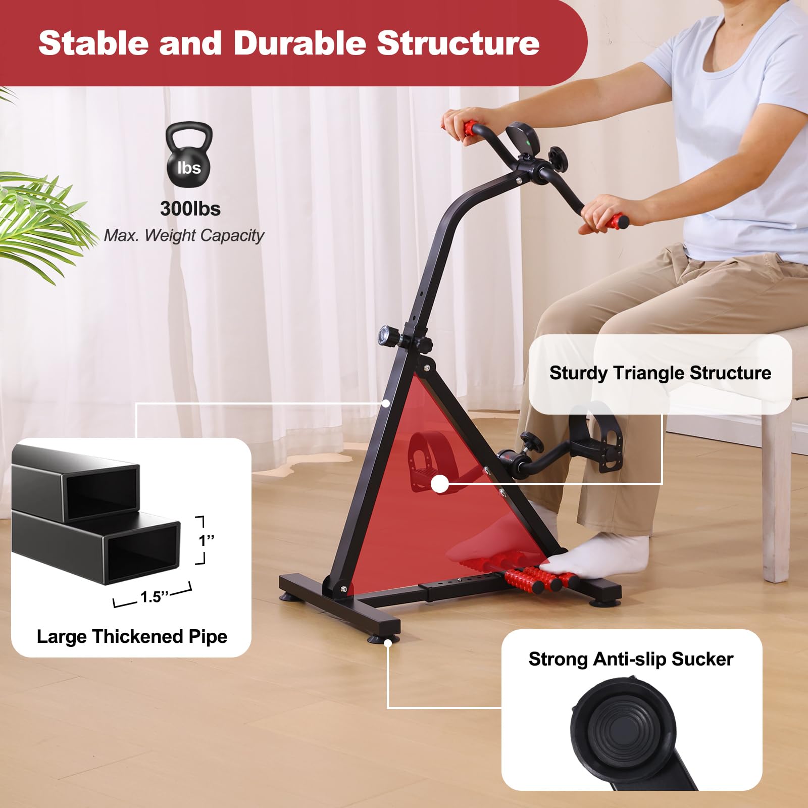 Senior Pedal Exerciser - Full Body Workout -4 Senior Pedal Exerciser - Full Body Workout -4