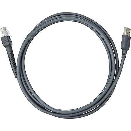 Zebra Cable for LS2208 Series Handheld Scanner Gray CBA-U01-S07ZAR