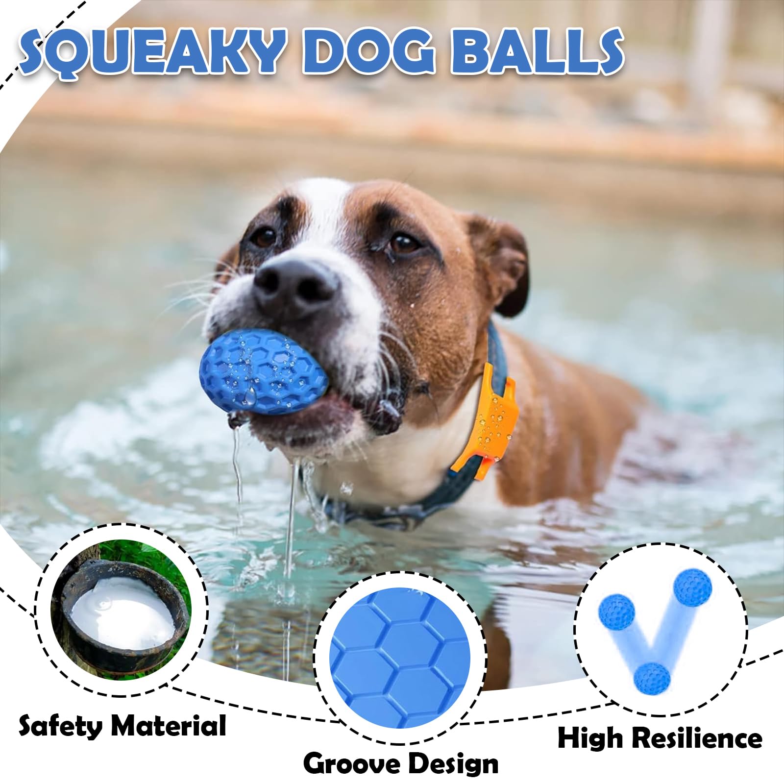 2 Pack Indestructible Dog Ball - Image 3