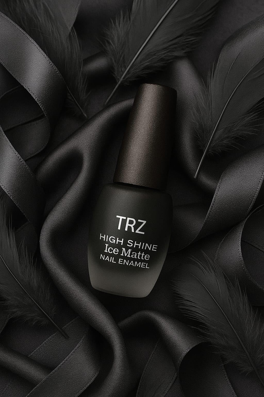 TRZ Black Matte Nail Polish for Women | Long Lasting Smudge Proof Matte Finish Nail Paint | Quick Dry Professional Nail Polish-image-31