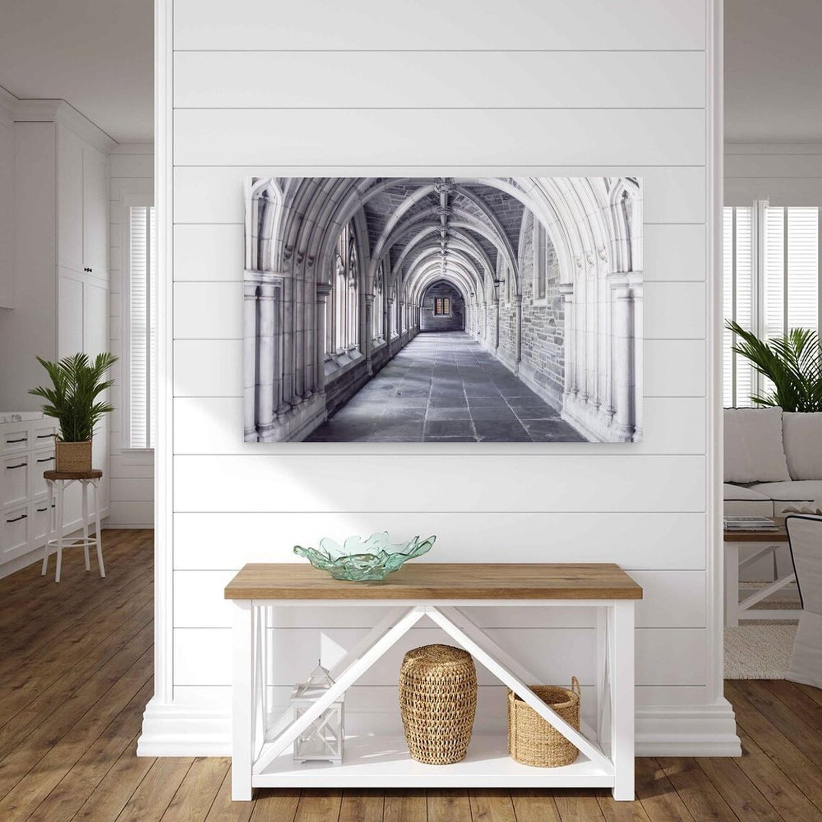 Generisch Arched Hallway Wall Canvas Poster Moderne Poster, Dekorative Drucke, Ästhetische Wanddekorationen, Wanddekorationen Für Das Wohnzimmer, Kunstdrucke, Leinwandgemälde 20x30inch