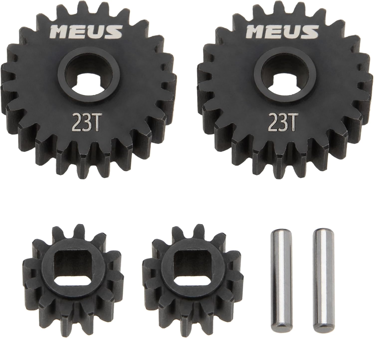 MEUS RACING Steel Overdrive Portal Gears for Axial Capra 1.9 UTB SCX10 III RC Crawlers (12-23T)