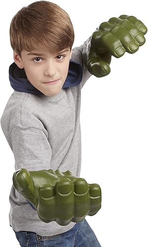Miniatura 4 de Marvel Avengers - Juguete de rol de Hulk, incluye 2 puños Gamma Grip, diseño inspirado en Marvel Comics, disfraces de Halloween para niños, de 4