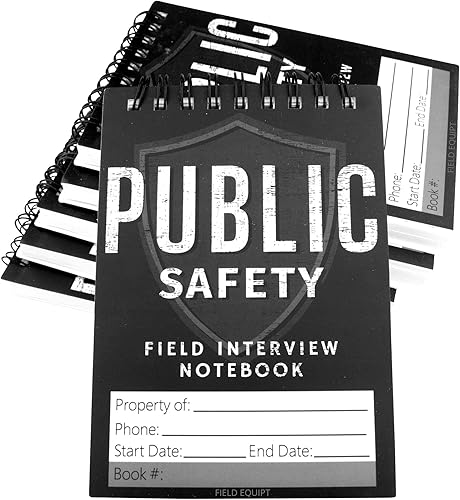 Miniatura 5 de Bloc de notas de informes de incidentes de aplicación de la ley, sheriff, equipo de seguridad y policía, cuaderno de oficial EDC, regalos de