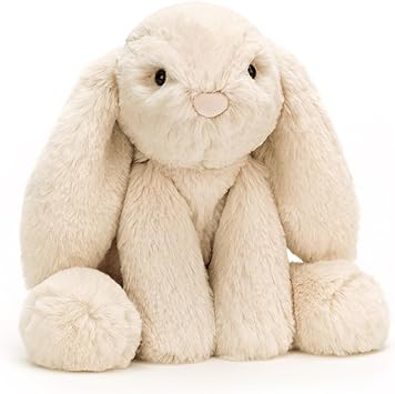 Jellycat Smudge Rabbit Stuffed Animal, Medium 9.5 inches - Rabbit & Bunny Plush Toy - Classic Childrens Gift
