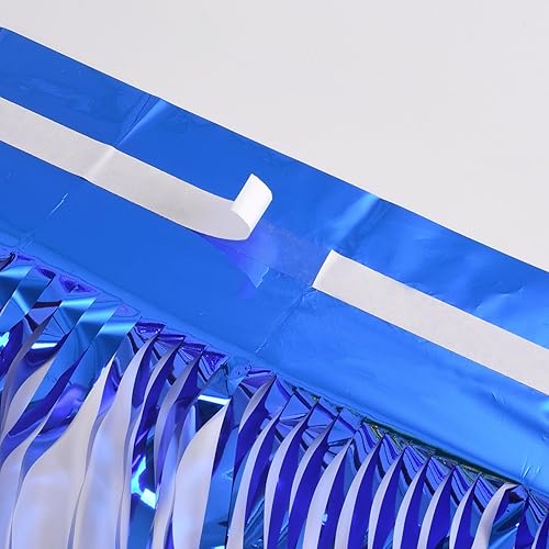 Miniatura 44 de Foil Fringe Curtain Christmas Party Decorations - Red Metallic Tinsel Photo Booth Backdrop Party Steamers Curtains for Christmas New Years