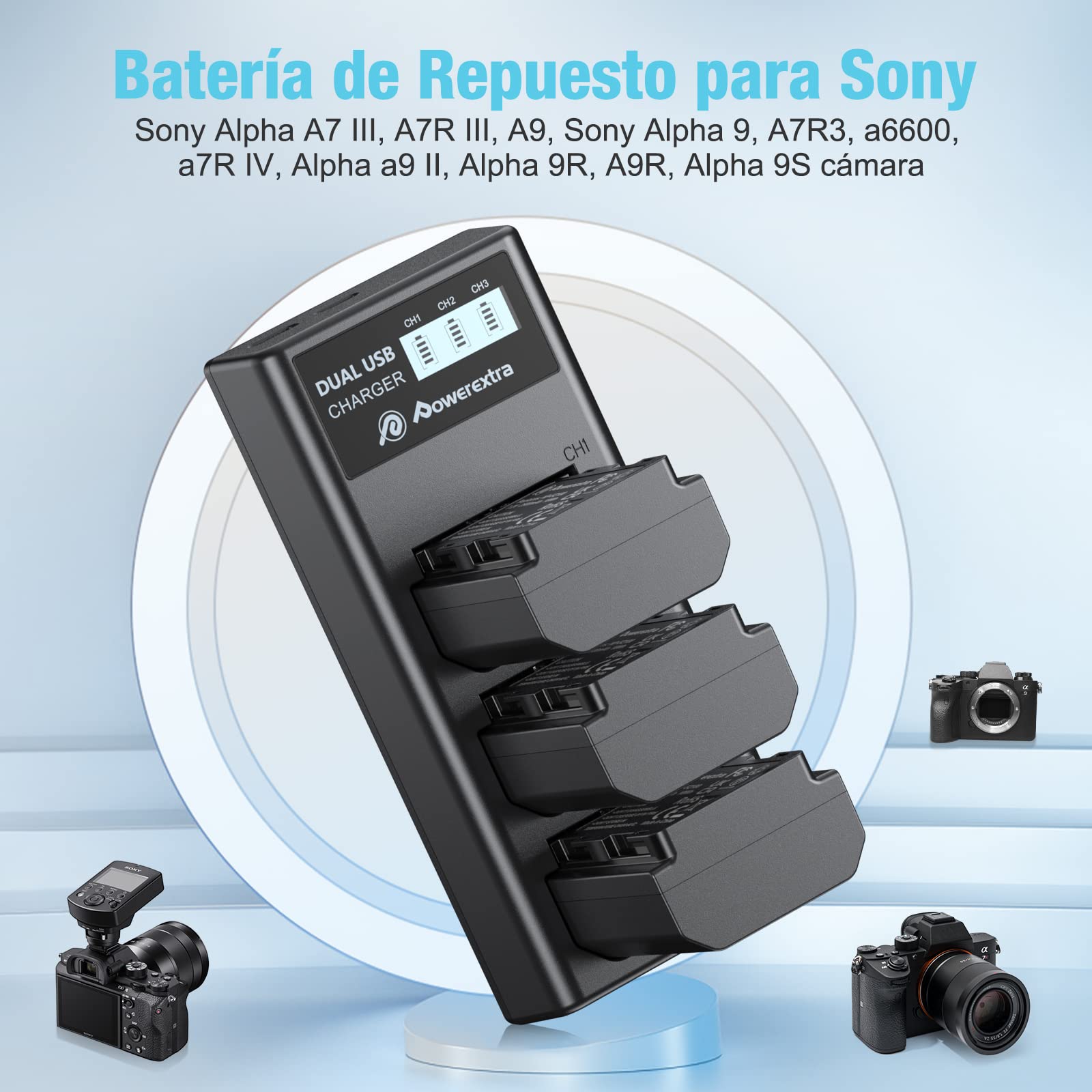 NP-FZ100 Rechargeable Li-ion Battery Pack 2280mAH FOR Sony Z Type CAMERA - Foto 2