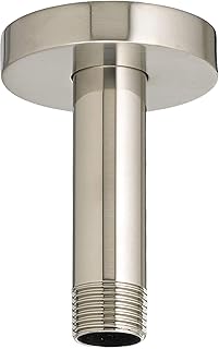 American Standard 1660103.295 Ceiling Mount Rain Shower Head Shower Arm 3 inch, Brushed Nickel