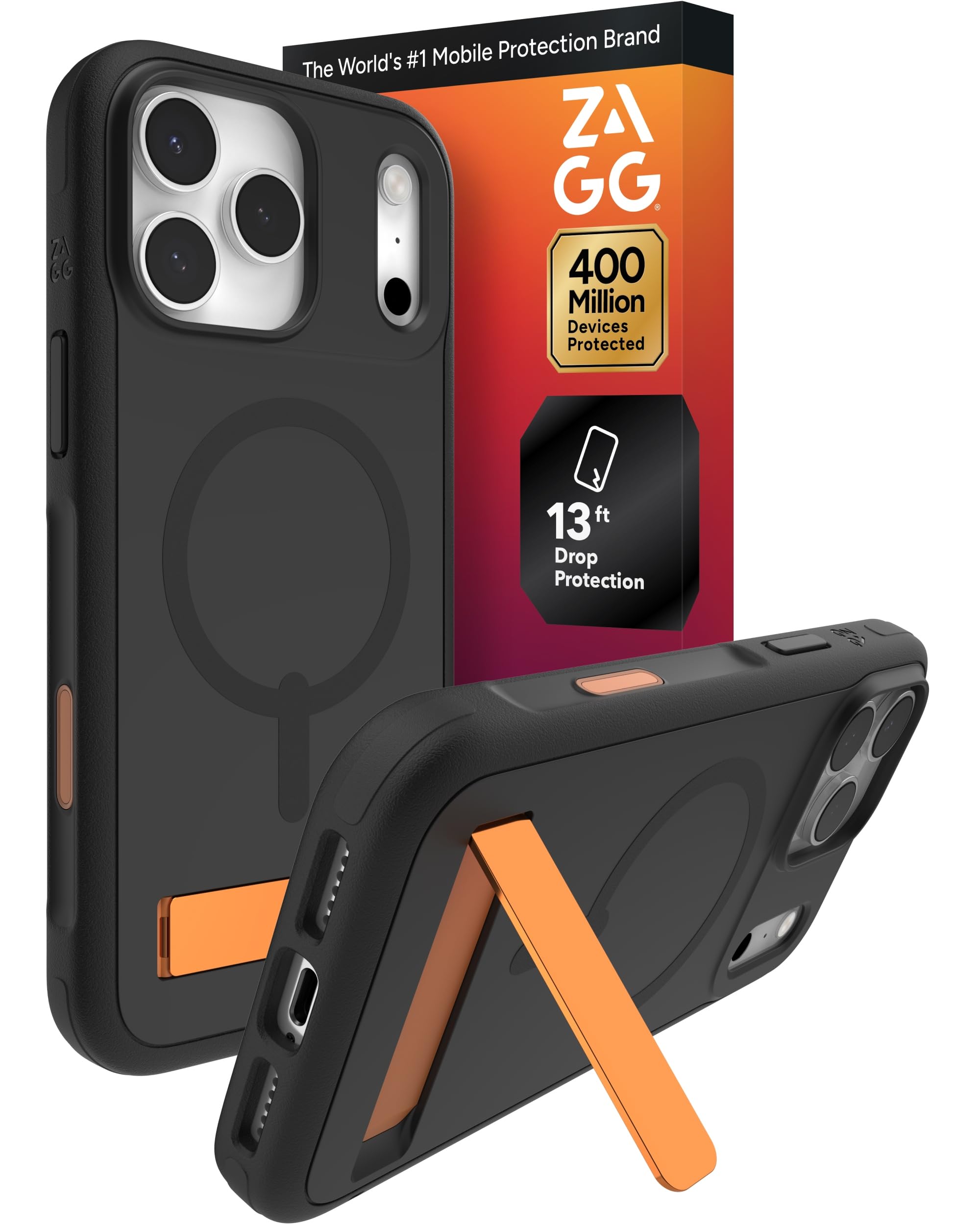 Amazon.com: ZAGG Sedona Snap Case with Kickstand for iPhone 17 Pro