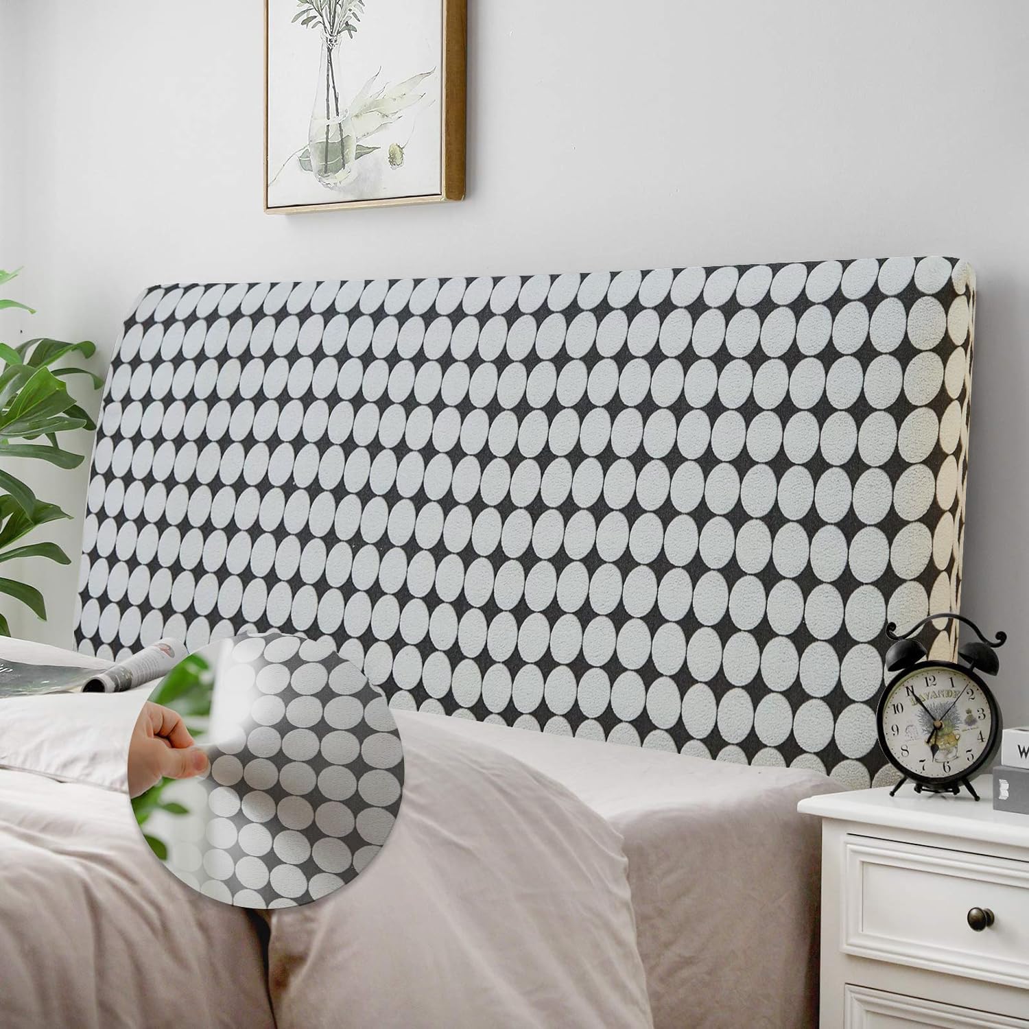 Housse de tête de lit lit double pour sublimer votre chambre