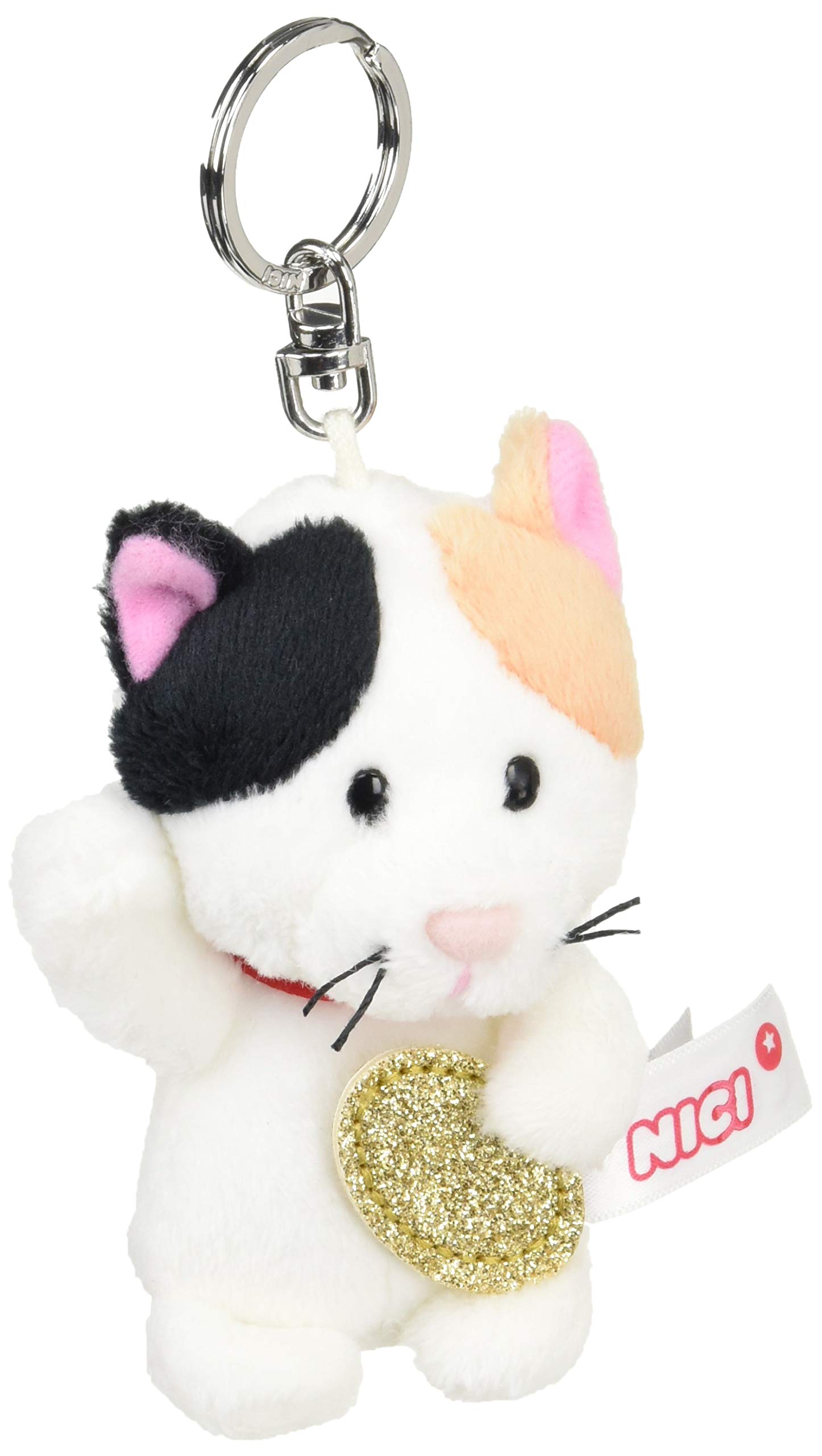 Amazon.co.jp: NICI キーリング/Good Luck NICIネコ with コバン 10cm