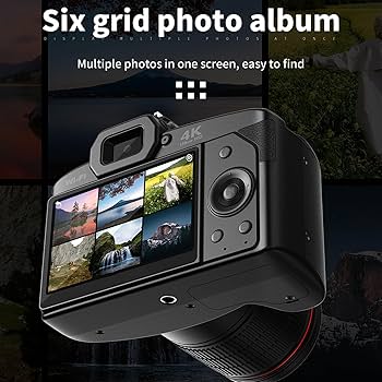 Amazon.com : D5 4K 64MP Digital Camera with 3 Screen, 16X