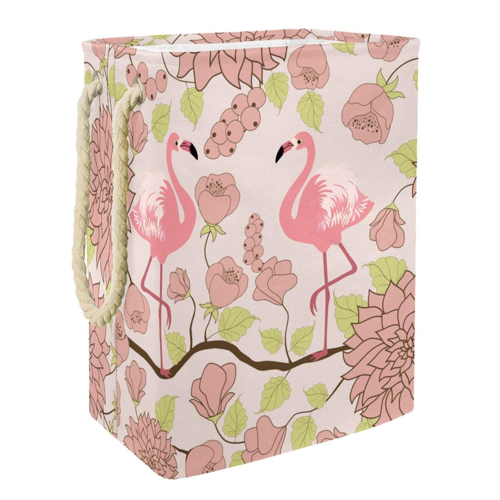 Panier à linge flamant rose pour chambre fini le désordre des vêtements