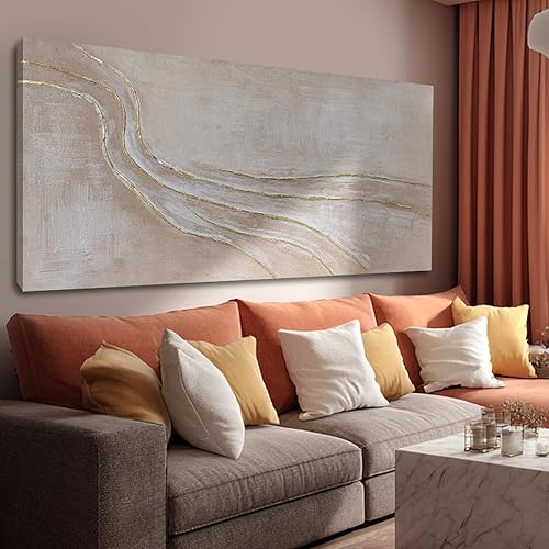 NBAODAN Abstract Canvas Paintings Minimalist Wall Art Posters Modern Hanging Art 29"x58" Large Pictures for Living Room Kitchen Artwork