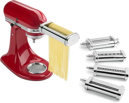 Amazon.com: KitchenAid KSMPDX 5-piece Pasta Deluxe Set Attachment