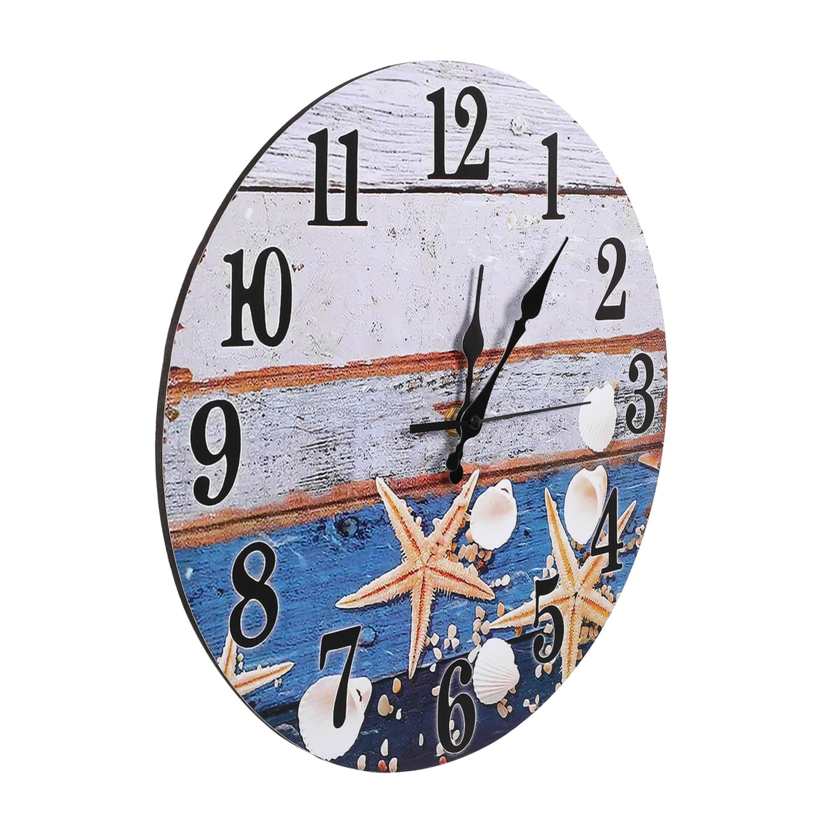 Horloge murale en bois silencieuse fini les tics-tacs dans votre salon