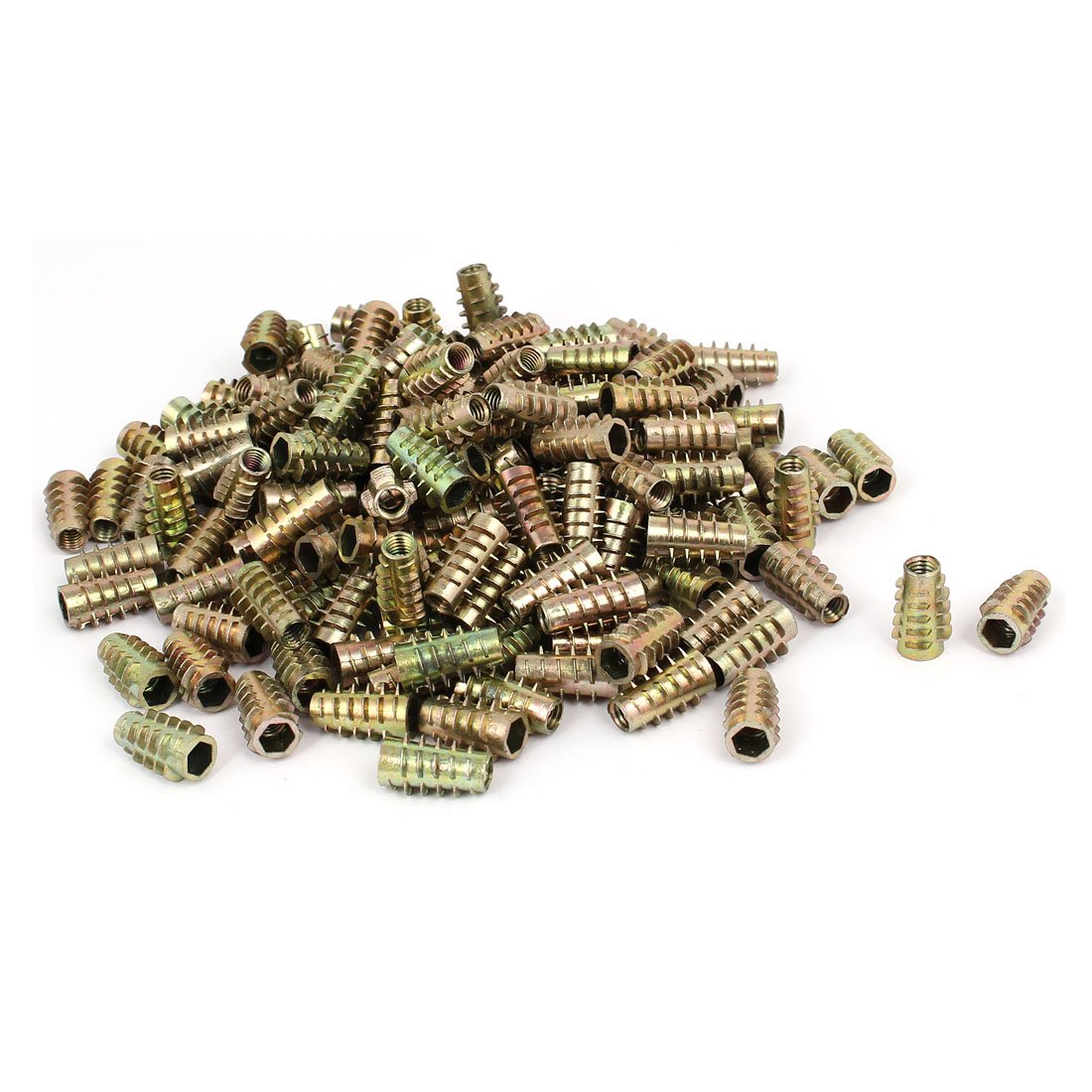 Wood Furniture Zinc Alloy Hex Socket Insert Screws E-Nuts M6 x 20mm 200pcs (3b2556172c3775c96e4adf59de39b239)