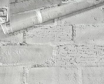 H9252 Peel and Stick Brick Pattern Script Wallpaper 17.7" x 9.8ft Gray/White Removable Self-Adhesive Contact Paper Waterproof Vinyl Film for Kitchen Backsplash Home Decor