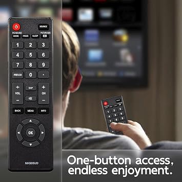 NH305UD Remote Control Replacement for Emerson TV Remote, Universal Remote Control for Emerson TV LCD HDTV Models LF402EM6 LF461EM4 LF501EM4 LF501EM5F LF391EM4 LF320EM4 LF461EM4A LF290EM4