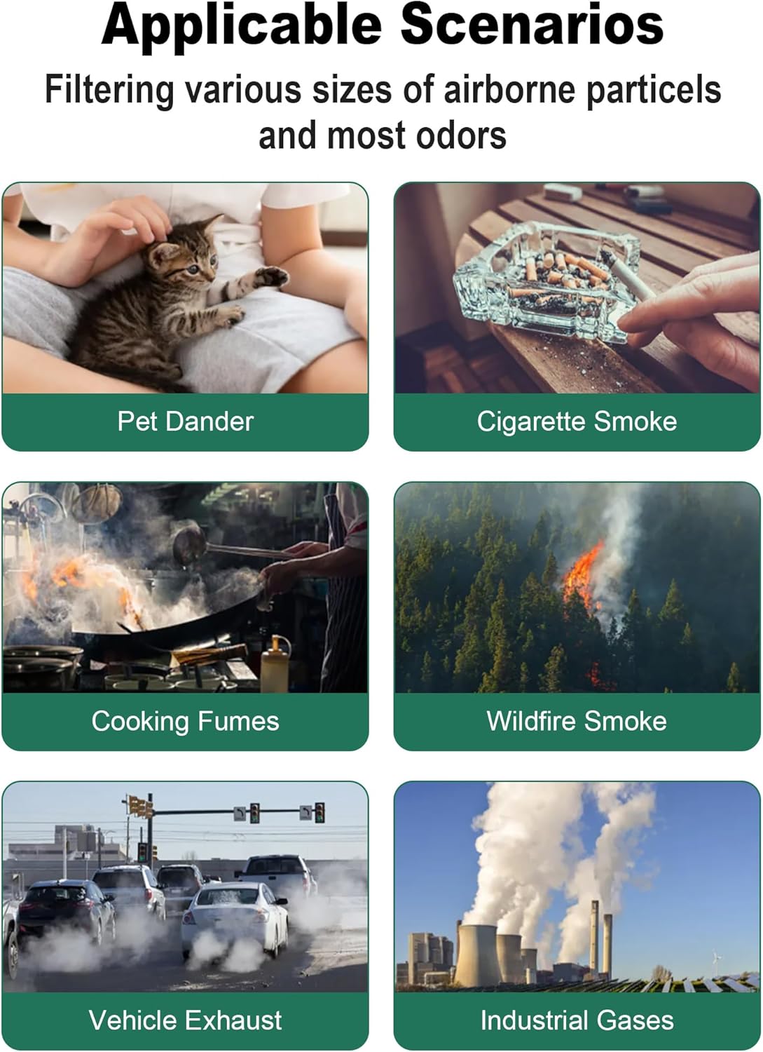 1000 Replacement Filter Compatible with Air Doctor AD1000 Air Purifier, Integrated High-Efficiency Filter, Activated Carbon and Pre-filter, 2-Pack - Image 9