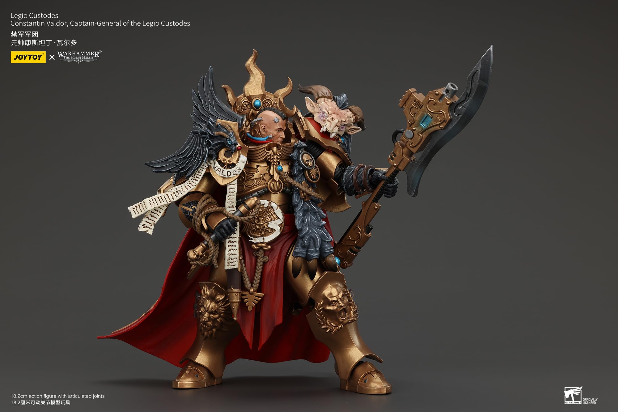 Amazon.com: JOYTOY Warhammer 40k 1/18 Action Figure Legio Custodes