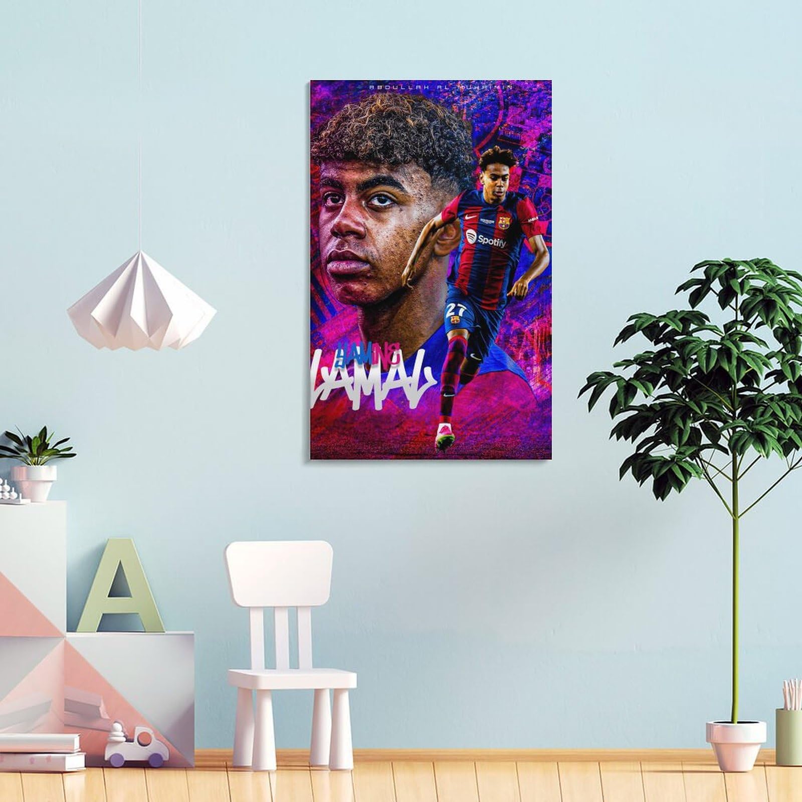 Amazon.co.jp: ラミンヤマルポスタープロサッカー選手 (21) アート