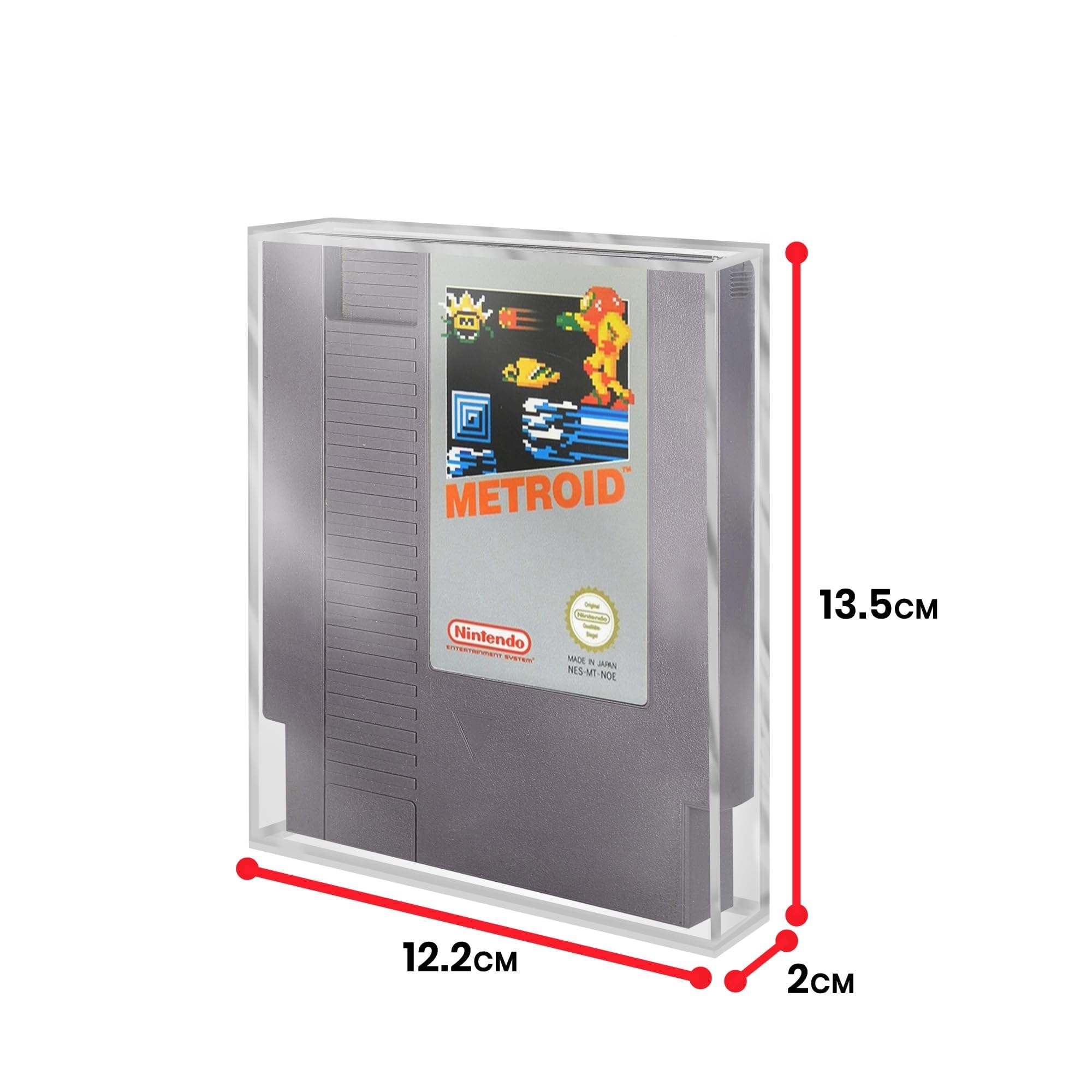 Link-e : 20 X Custodia Protettiva in Plastica Compatibile con la Cartuccia di Gioco per Console Nintendo NES