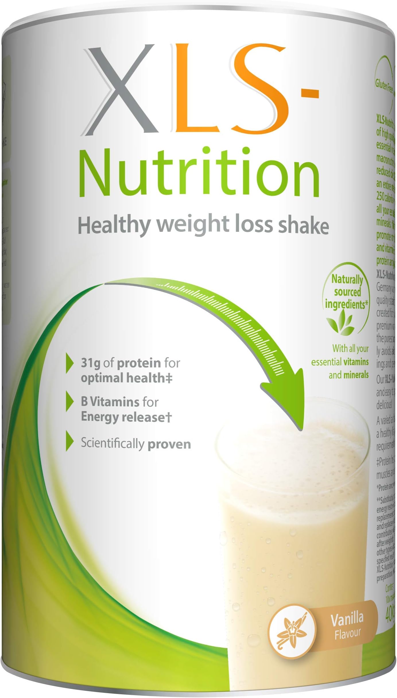 XLS-Nutrition Meal Replacement Shake, 10-Portions, Vanilla