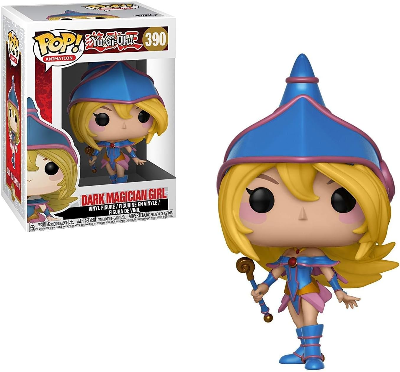 Funko Pop Animation: Yu-Gi-Oh! - Dark Magician Girl Collectible Figure, Multicolor