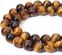 Vista 8 de 45 piezas de cuentas de piedra natural de 0.31 pulgadas de ágata pavo real, cuentas sueltas redondas de piedra de energía curativa para hacer joyas