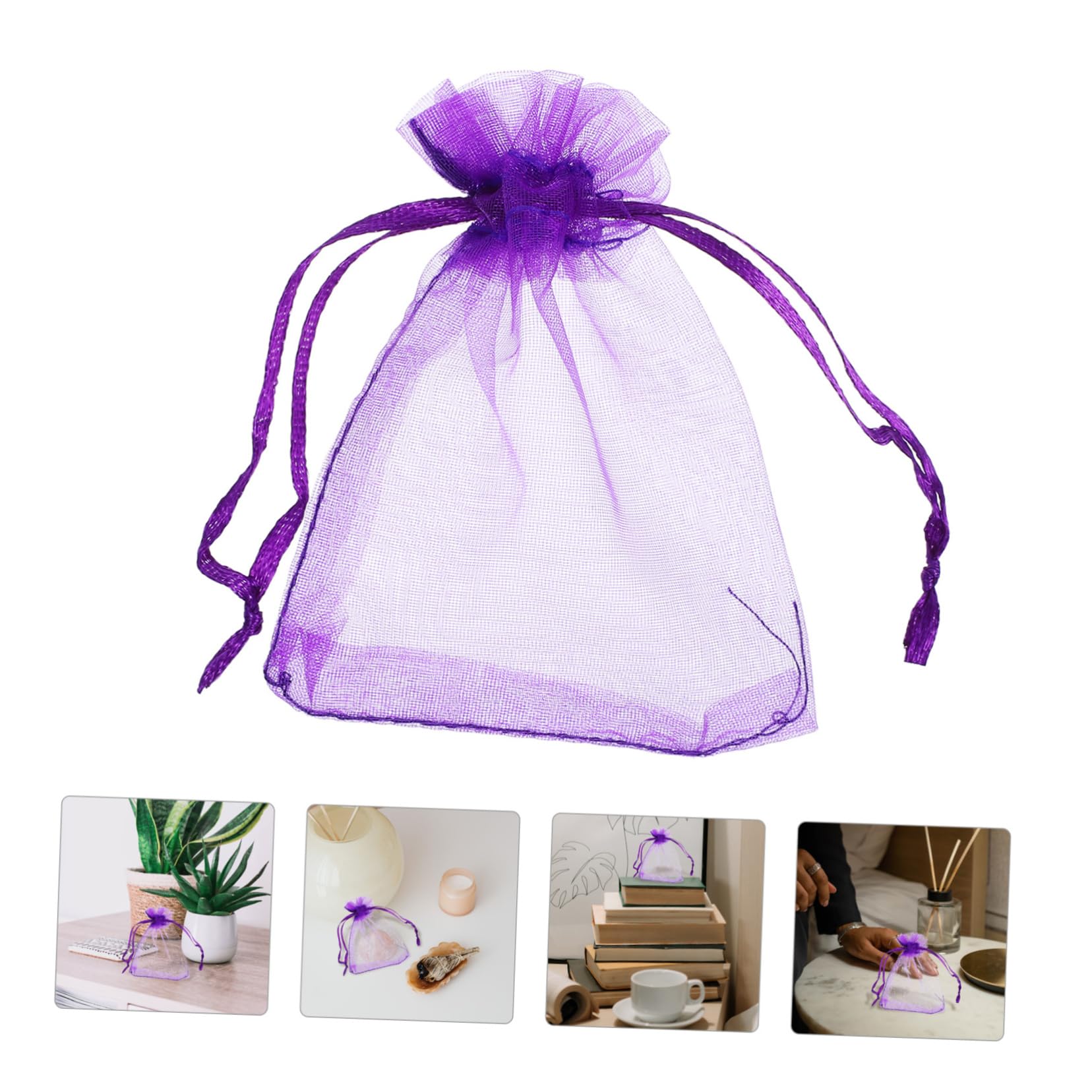 TOPBATHY 300 STK Tasche mit Kordelzug Duftsäckchen Lavendelbeutel für Trockenblumen kleine Netztaschen Leere Duftbeutel Leere lavendelsäckchen Beutel Lavendelsäckchen Lavendelsäckchen