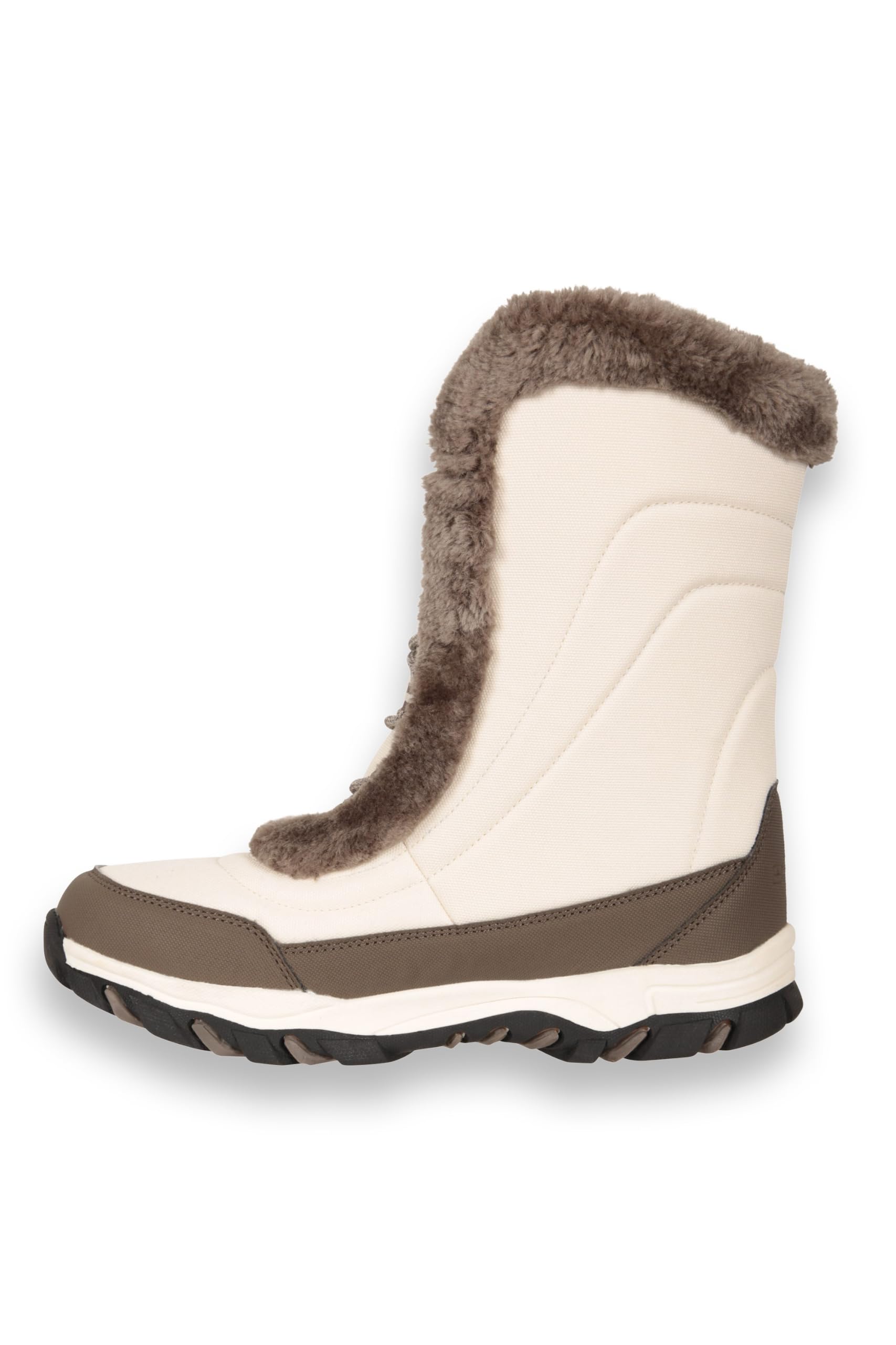 Mountain Warehouse Ohio Damen-Schneestiefel – Schneesichere Damen-Kunstfellschuhe, Getestet bis –20 °C, IsoTherm – Winter, Skifahren, Wintersport, Wandern
