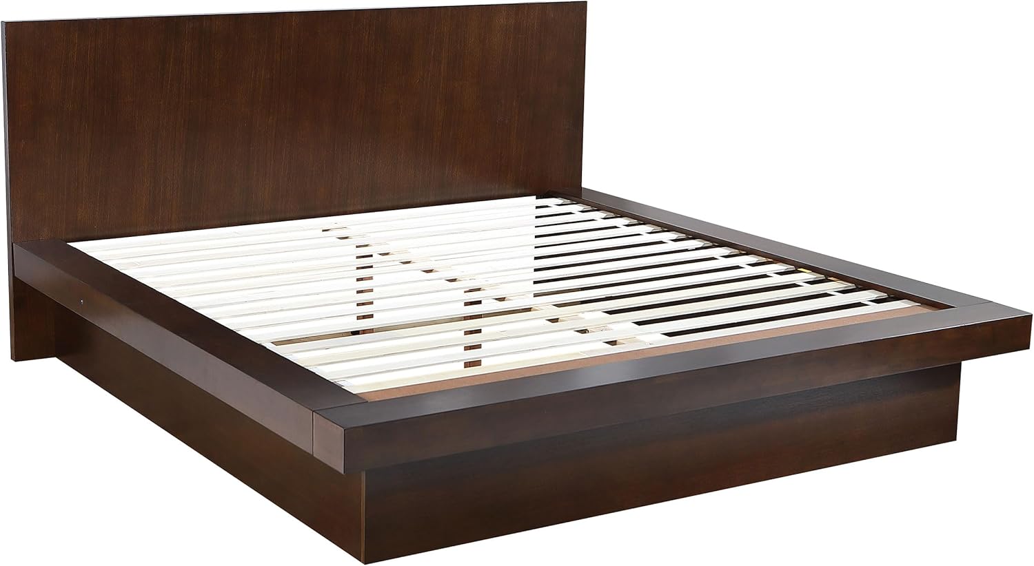 Coaster Home Furnishings Jessica Contemporary 5-Piece Bedroom Set Eastern King Size LED Panel Bed Frame 43-inch Headboard Cappuccino 200711KE-S5P