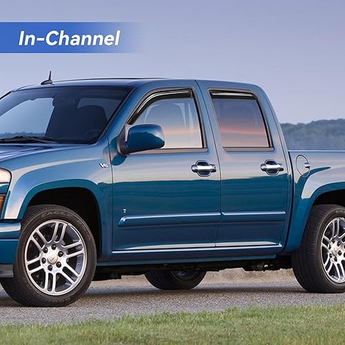 Miniatura 691 de Visores protectores de lluvia para ventana, deflectores de viento de canal exterior