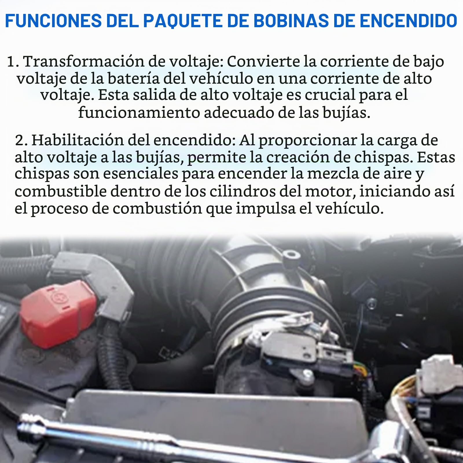 Bobina de encendido, módulo de encendido, paquete de bobinas de encendido compatible con Cruze Aveo J300 T300 Corsa D Insignia A S07 G09 P10 Corsa Mk3 Insignia Mk1 2008-2017, repuesto para 1208096