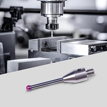 WP-500 for 3D Touch Probe for CNC Edge Finder Workpiece Centering Device Metal Detection Probe for CNC Tool Setter Industrial Measurement Tool Compatible Probe for (only Probe)