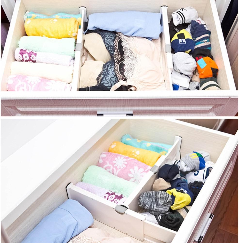 Drawer Clapboard Partition Divider Cabinet Grid Storage Box 27.5cm To 43.5cm Desktop Multifunction