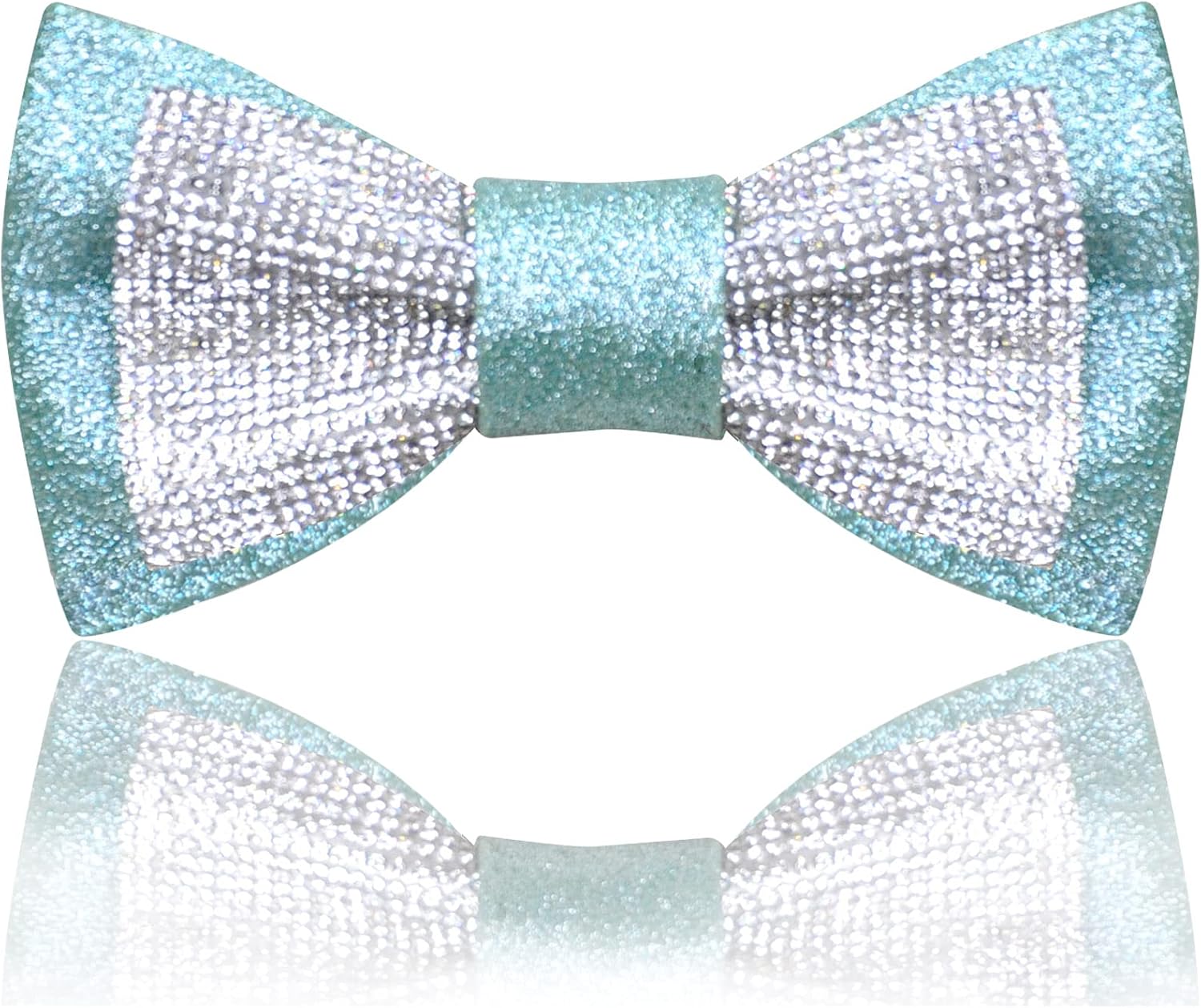 Glitter Pre-tied Bow Ties with Rhinestones for men women | Formal Bowties with Adjustable Length | CK Bow Tie
