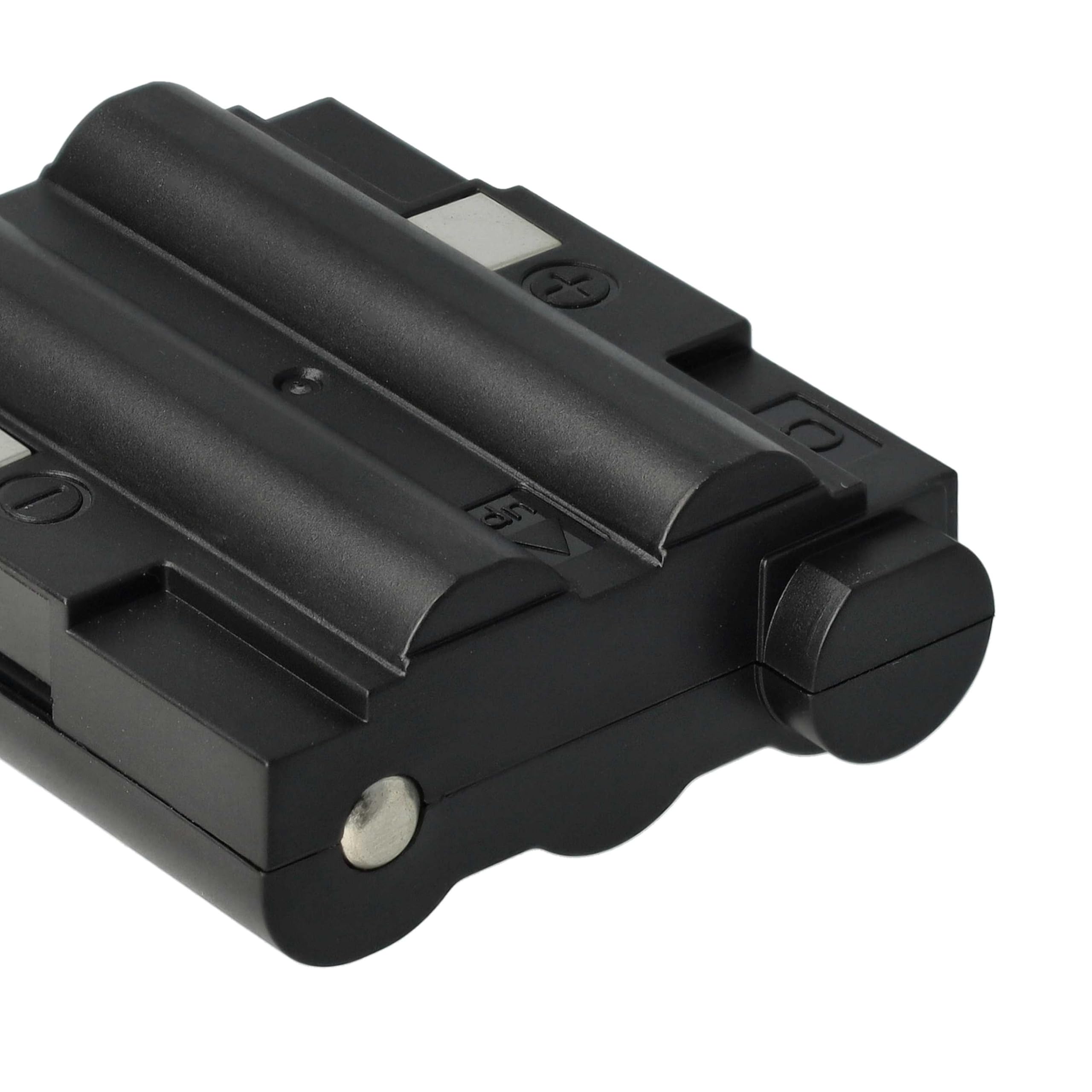 Alan Midland GXT-1000 G9 G7 XT PMR LPD GXT-1050 Atlantic Radio Batteria 700mAh 6V NiMH vhbw 5x