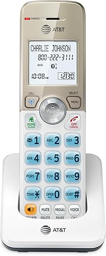 AT&amp;T DL70019 - Accesorio para teléfono DL72x19 con conexión Bluetooth a la llamada, bloqueo de llamadas, pantalla retroiluminada de 1.8 pulgadas,