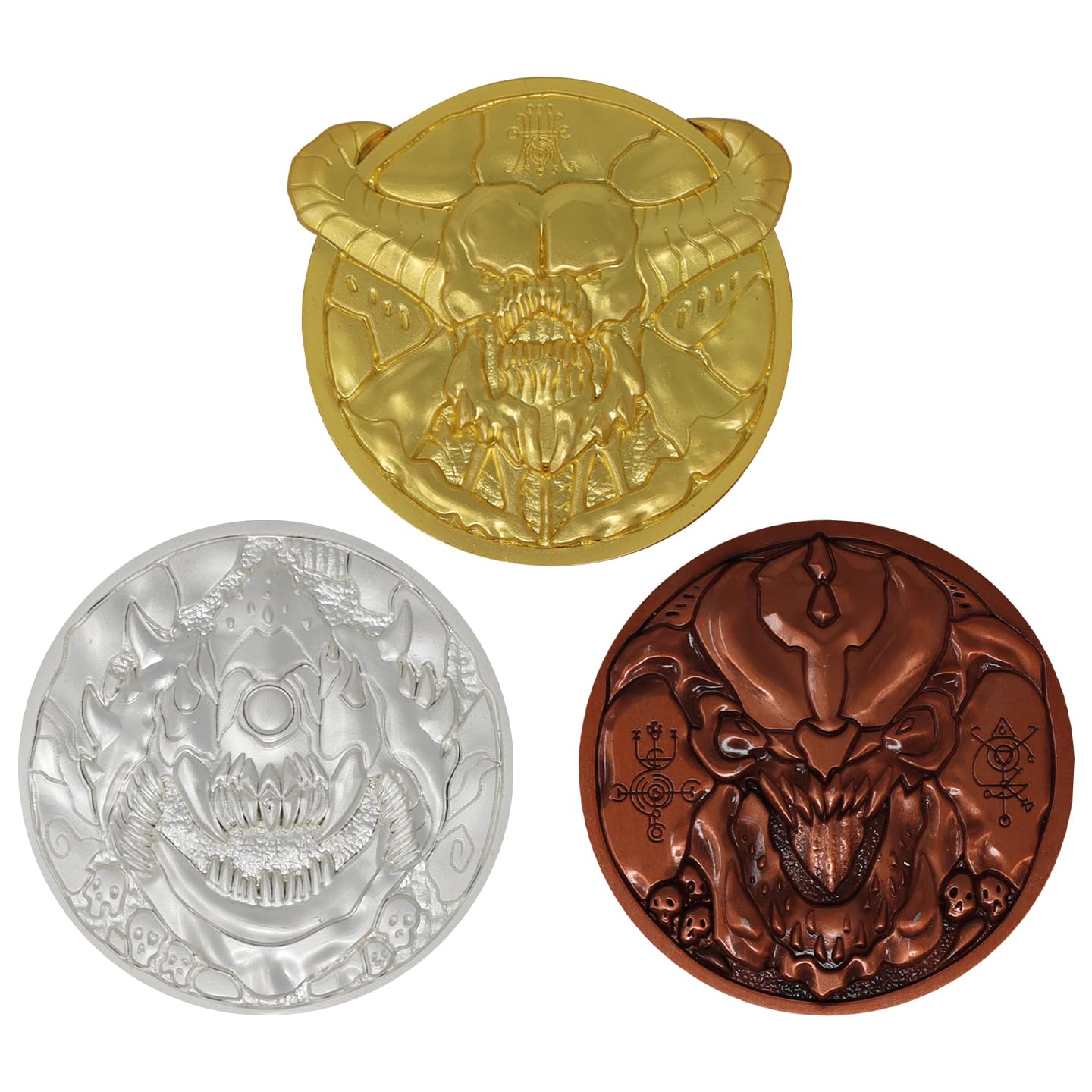Doom Lot de 3 médaillons Arcade Mode Édition limitée