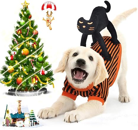 Amazon Co Jp クリスマス犬の衣装 ユニークな黒猫のデザインの犬の衣装のスーツクリスマスのハロウィーンパーティーのための子犬の服など Xxl ペット用品 Amazon Co Jp クリスマス犬の衣装 ユニークな黒猫のデザインの犬の衣装のスーツクリスマスのハロウィーンパーティーのための子犬の服など Xxl ペット用品