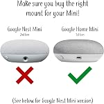 The Mini Back Pack: The First Simplest and Cleanest High-End Outlet Wall Mount Hanger Stand for Home Mini Voice Assistants by Google - Designed in USA by Dot Genie (White)