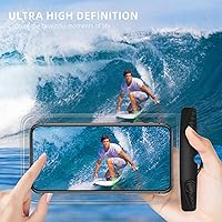 Vista 5 de Funda impermeable para teléfono, nuevo diseño de candado, funda impermeable para teléfono con cordón IPX8, bolsa seca impermeable universal